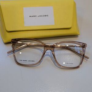 Marc Jacobs Transparent Pink Glasses